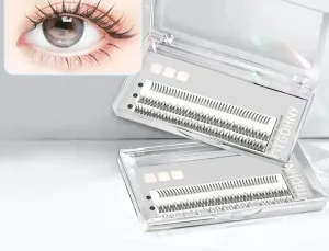 3d Heat Bonded False Individual Lashes Diy a m Shape Spikes Cluster Fishtail Mix Premade Fan