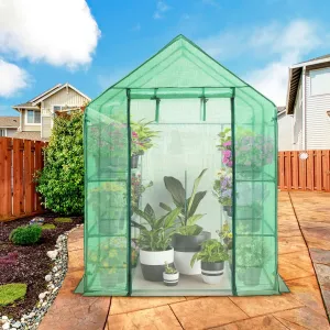 57'' x 57'' x 77'' Outdoor / Indoor Walk-in Greenhousen