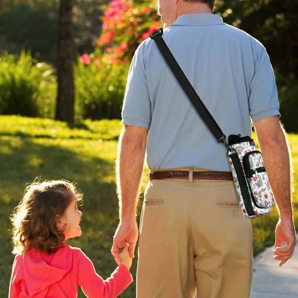 Adjustable Shoulder Strap Water Bottle Bag Pouch