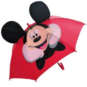 Babymoon Cartoon Designer Popup Ears Kids Umbrella | 2 To 15 Y | Red