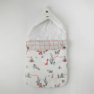 Bohemian Animal Baby Carrier Nest (Muslin),Carrying Nest Bag Portable Travelling Bed for Infants for 0-4 Months