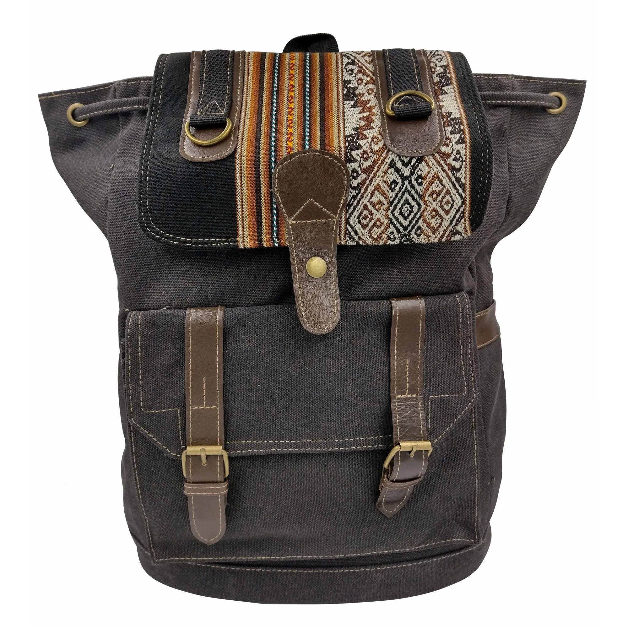 Canvas Backpack - Black