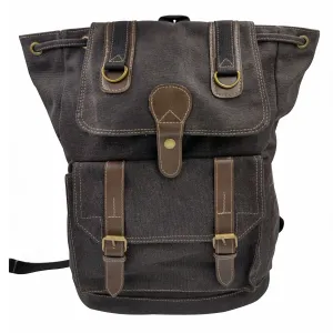 Canvas Backpack - Black