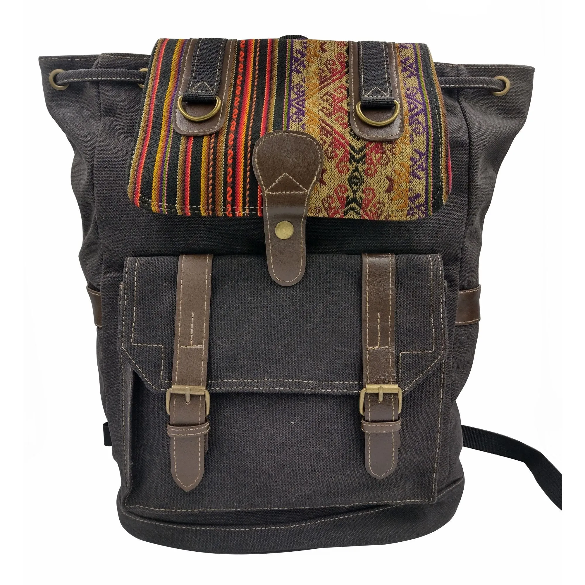 Canvas Backpack - Black