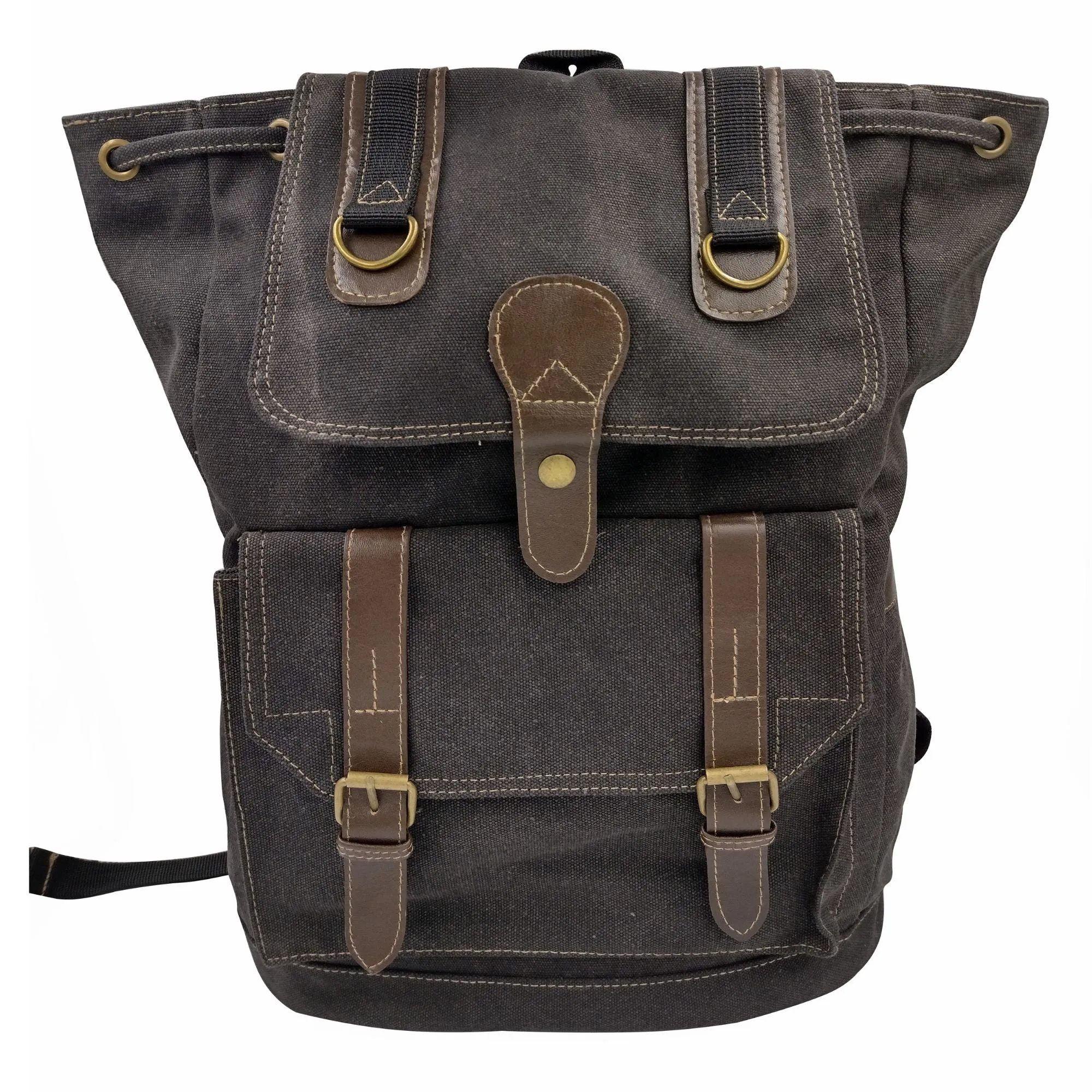 Canvas Backpack - Black