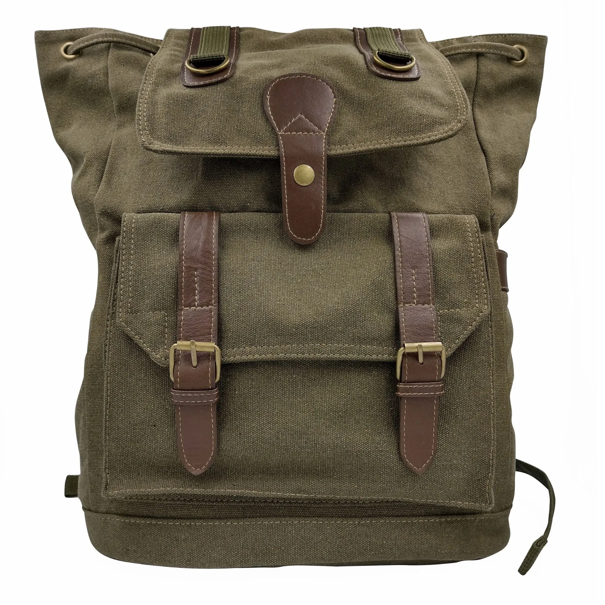 Canvas Backpack - Green