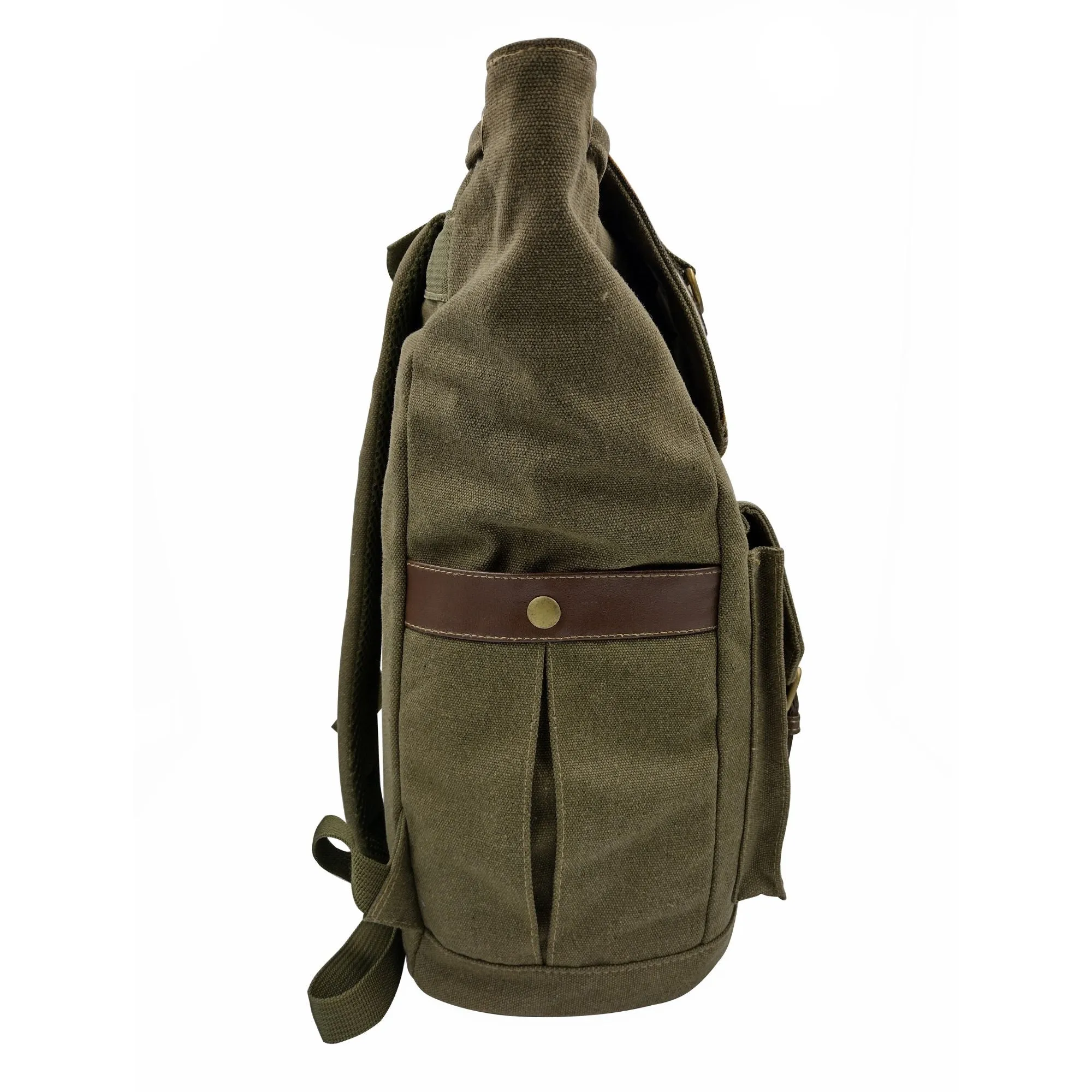 Canvas Backpack - Green