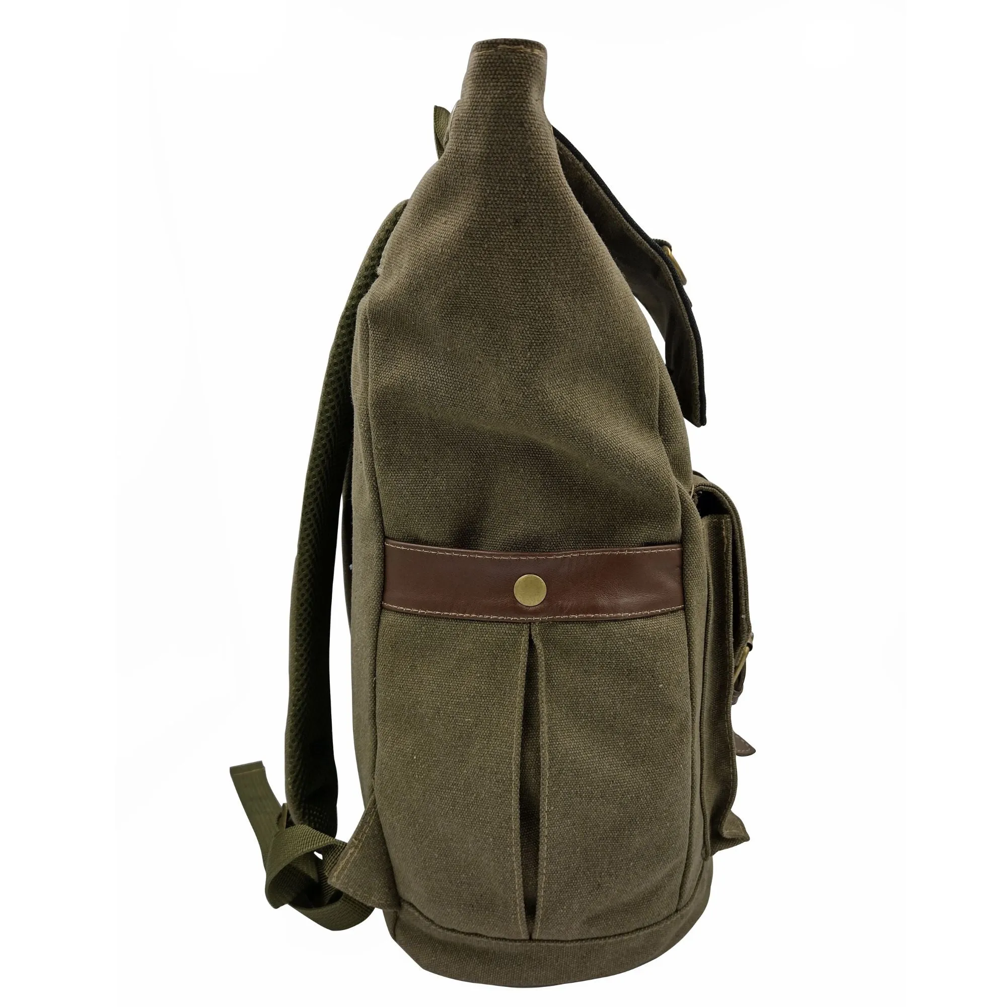 Canvas Backpack - Green