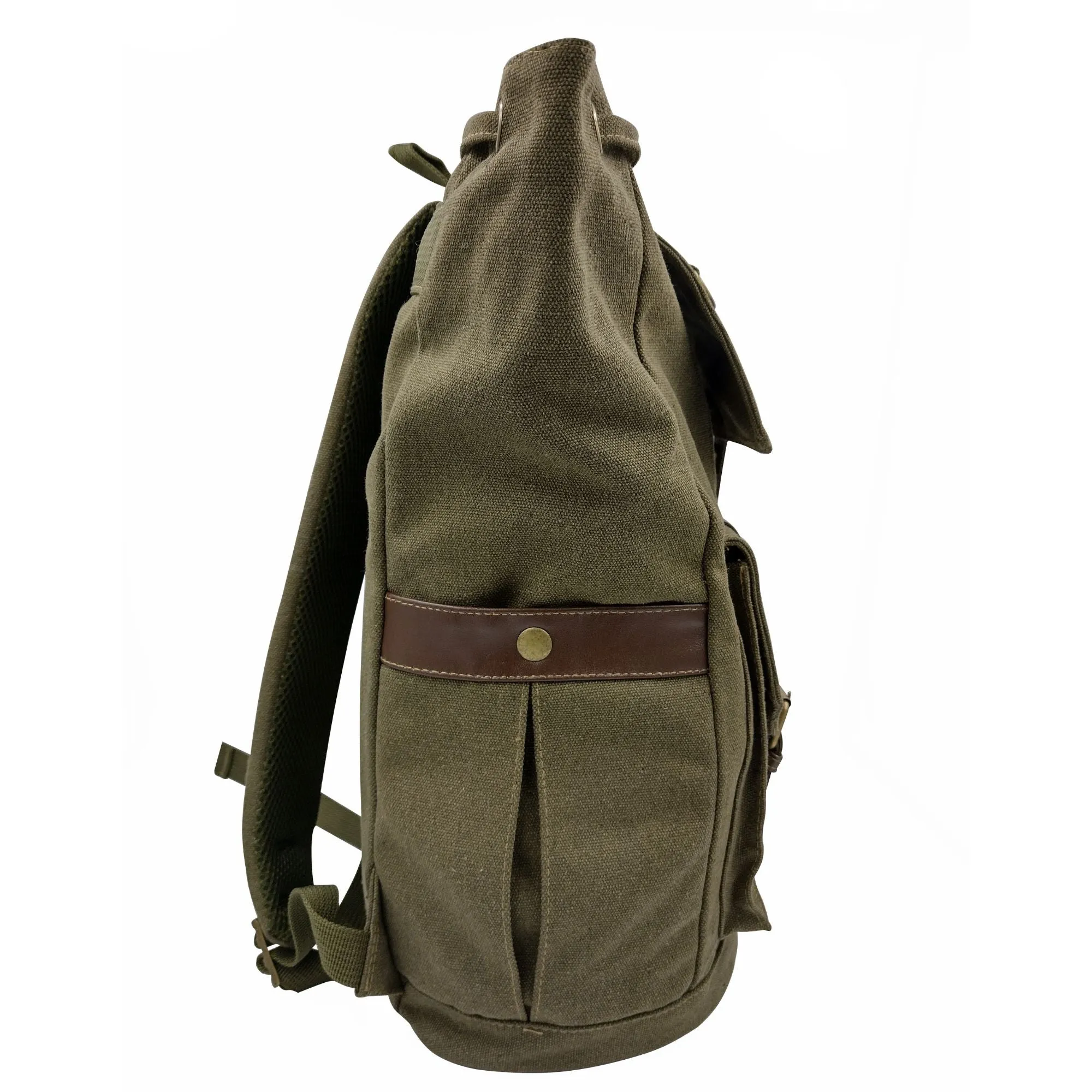 Canvas Backpack - Green