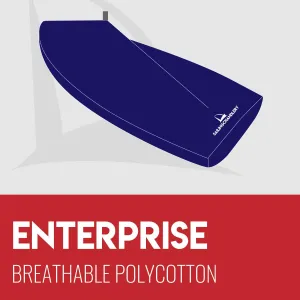 Enterprise Boat Cover - Boom Up - Breathable Polycotton