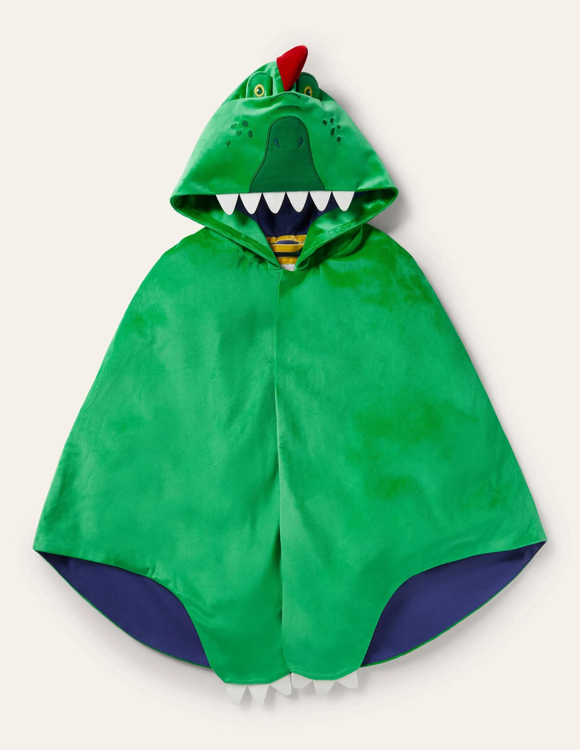 Fancy Dress Velvet Cape-Rich Emerald Dragon
