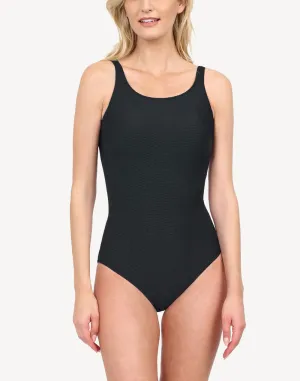 Harbourside Texture High Neck Mastectomy One Piece Swimsuit