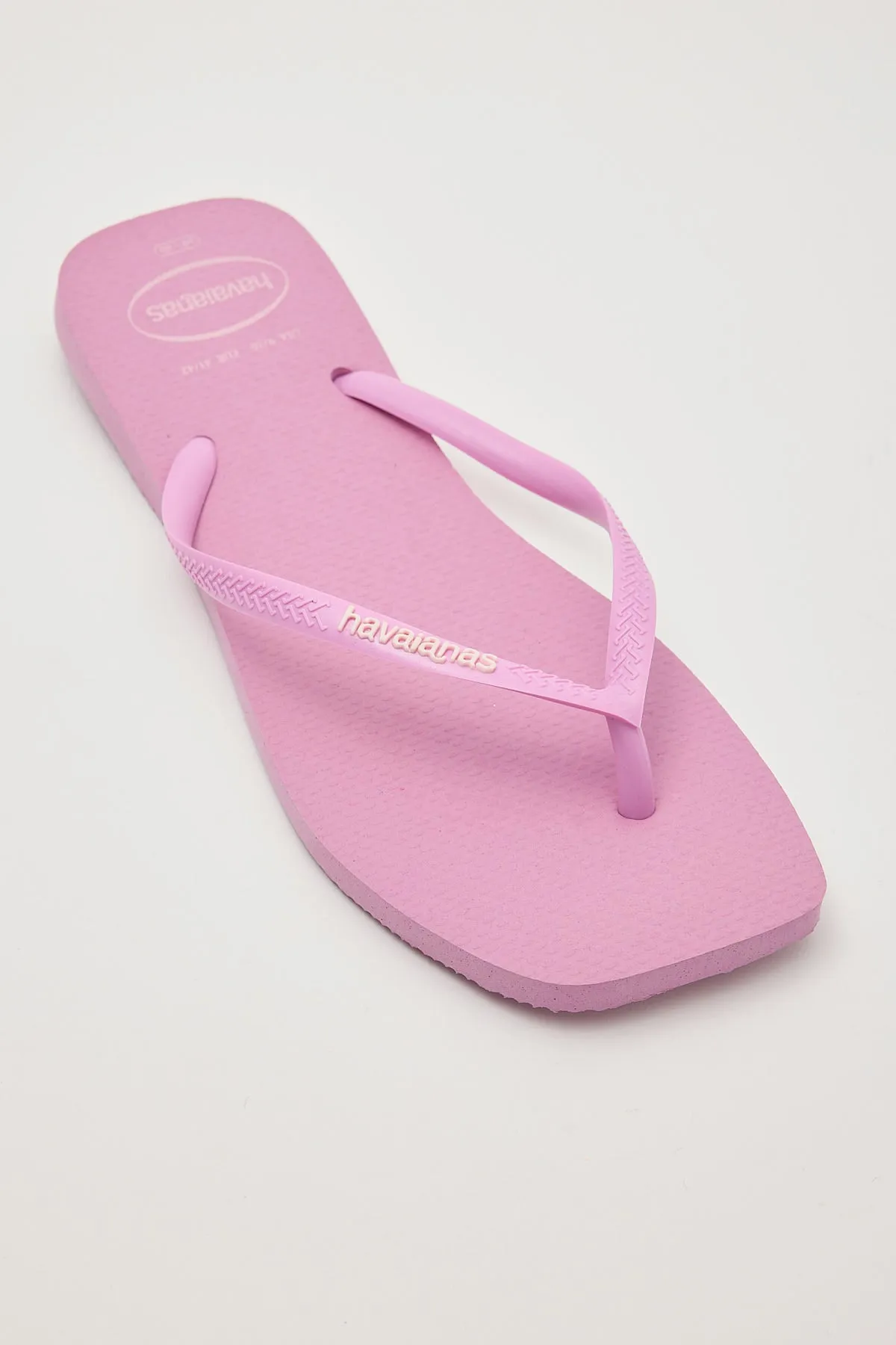 Havaianas Slim Square Logo Pop Up Thong Fresh Lavender