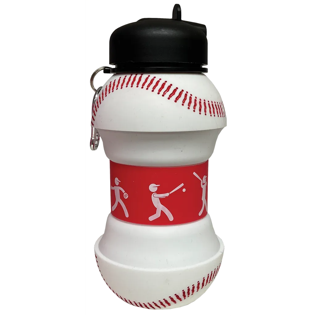 IScream Baseball Collapsible Water Bottle