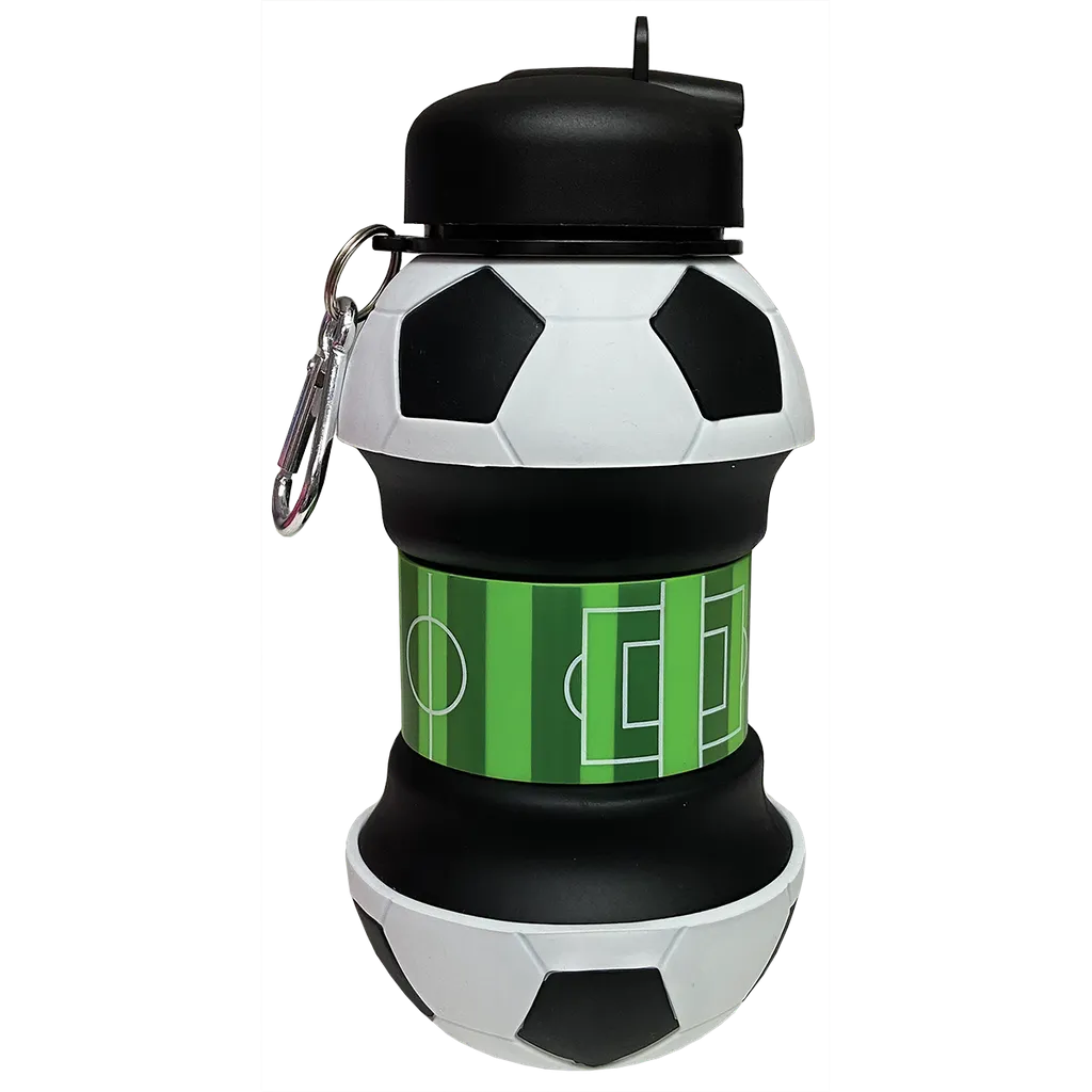 IScream Soccer Collapsible Water Bottle