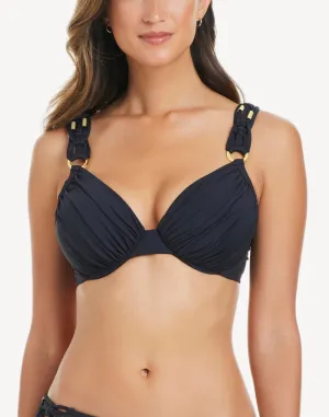 La Cote D'Azur Macrame D Cup Bikini Top