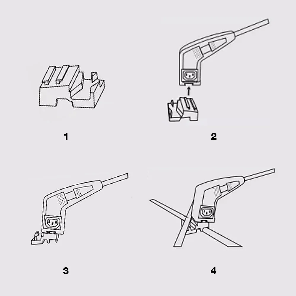 LED Arm Light Pop-Up X Mounting Clip