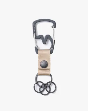 Master-Piece M-Carabiner Keyring - Beige