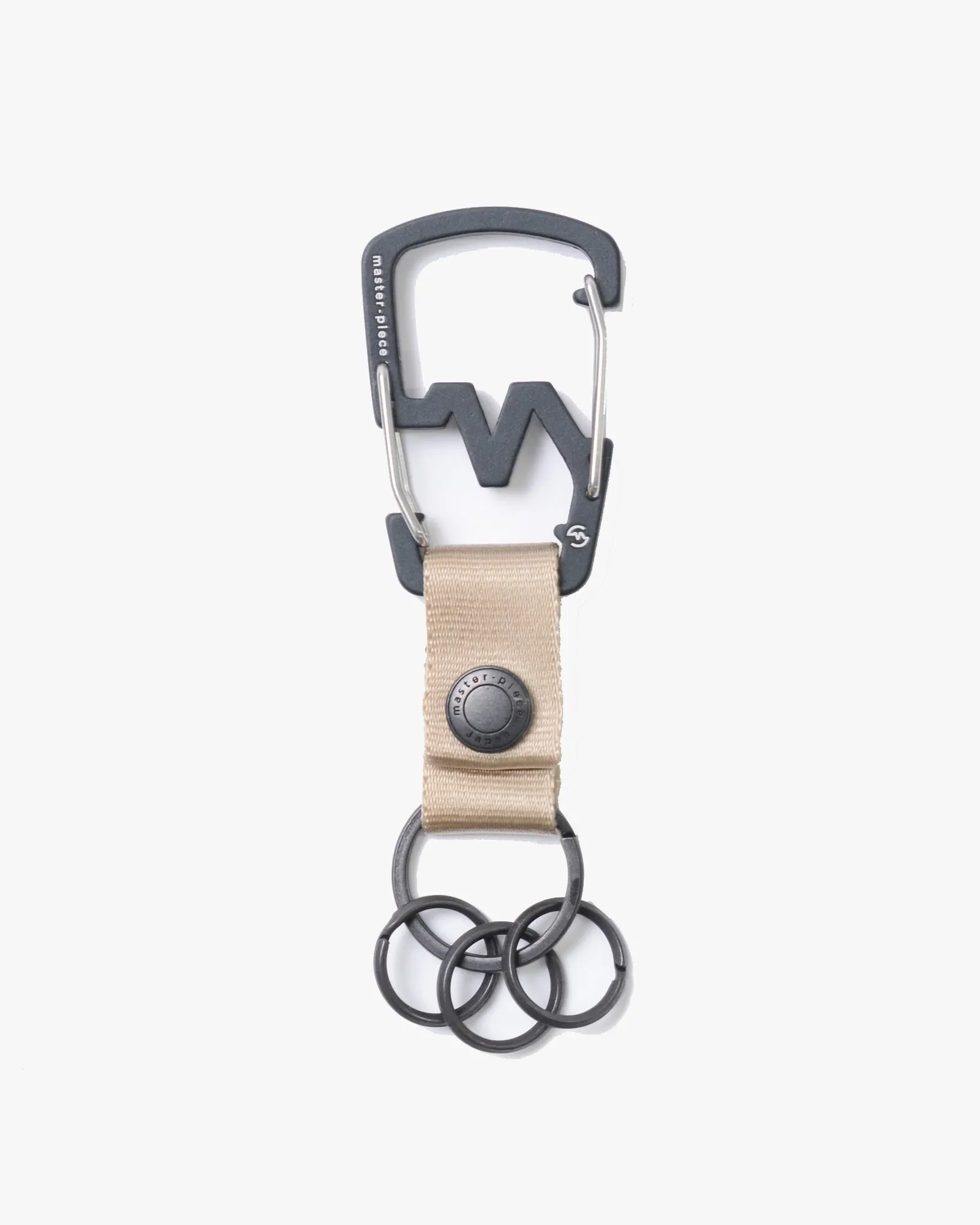 Master-Piece M-Carabiner Keyring - Beige