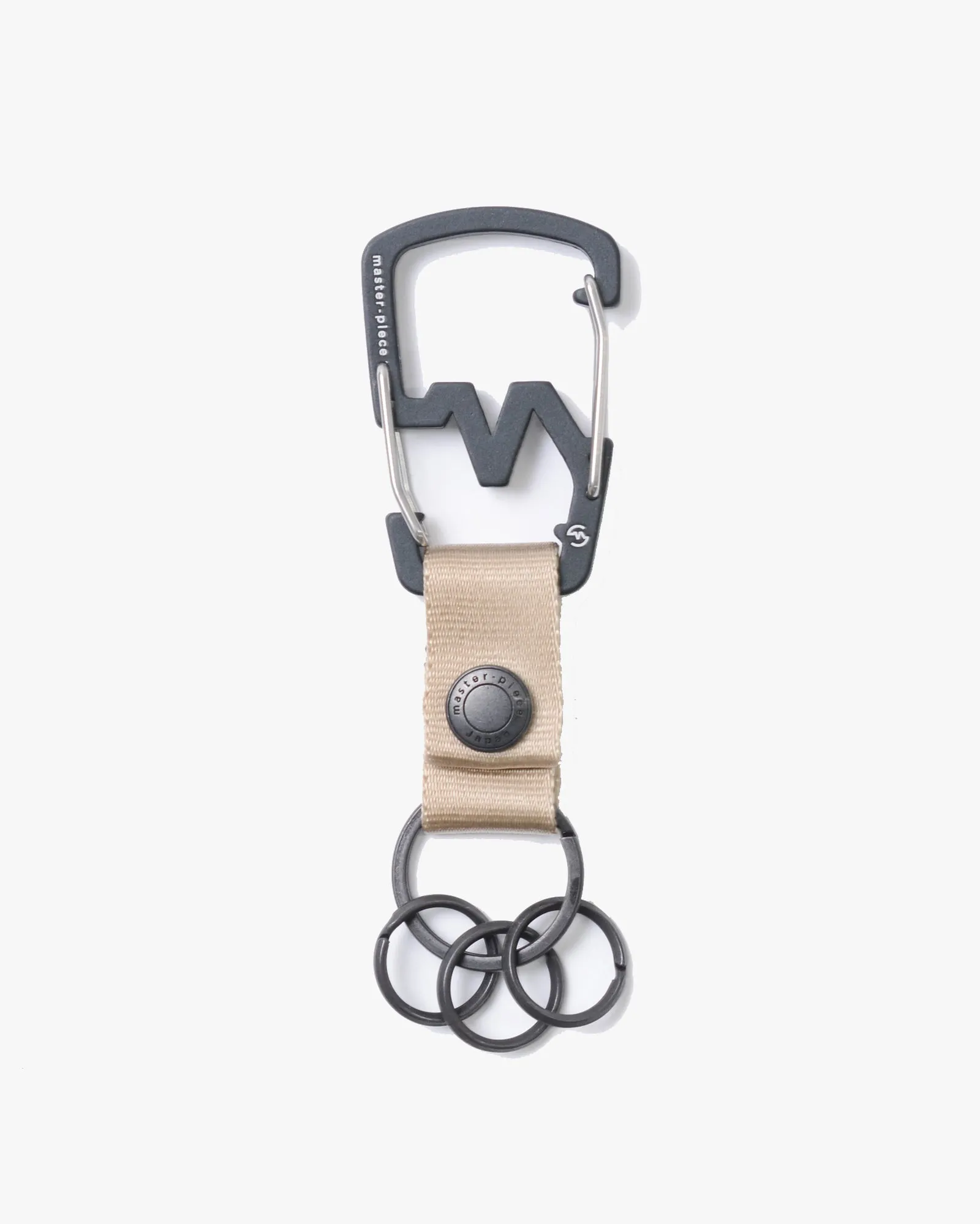 Master-Piece M-Carabiner Keyring - Beige