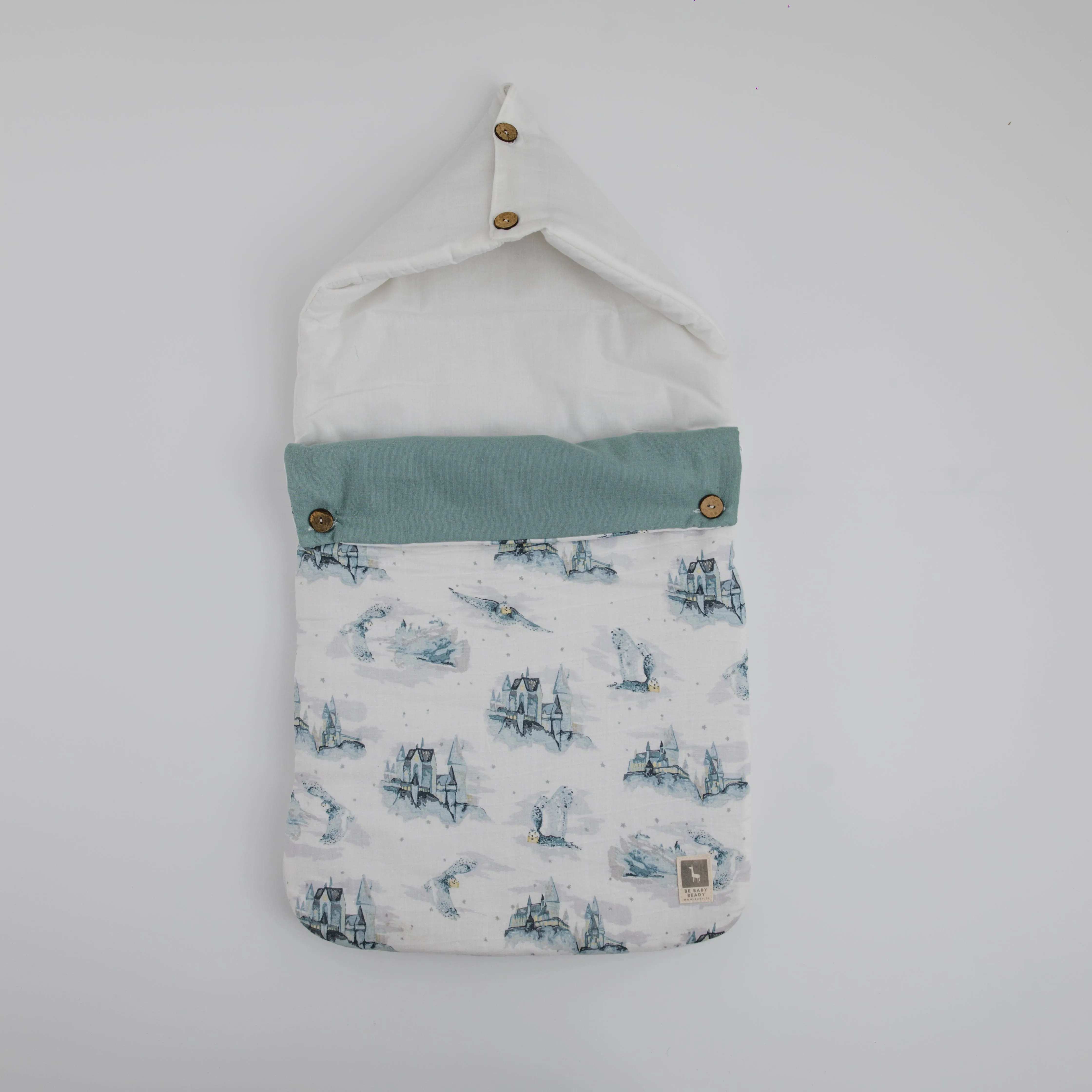 Mystic Fortress Baby Carrier Nest (Muslin),Carrying Nest Bag Portable Travelling Bed for Infants for 0-4 Months