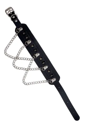 Vegana Chain & Spike Choker